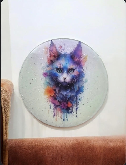 Mystic Feline Wall Hanging