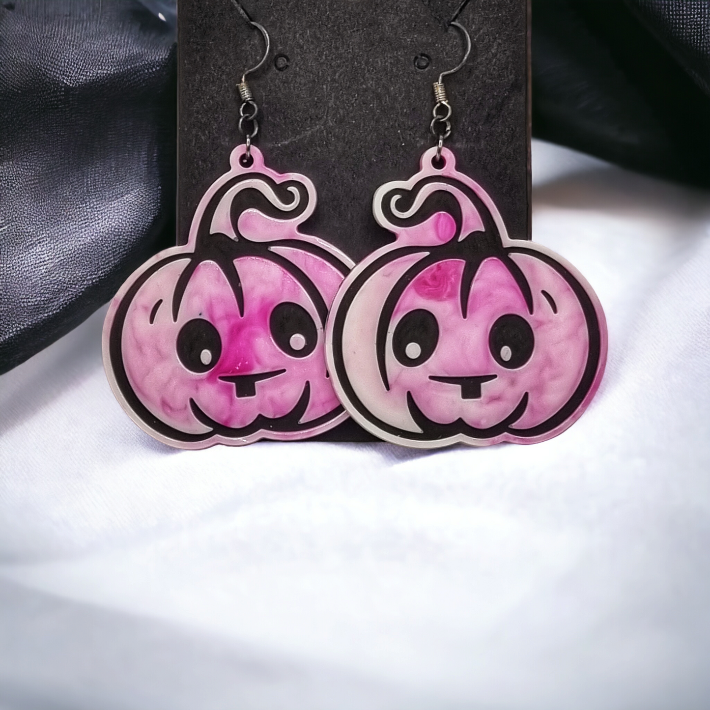 Enchantingly Cute Halloween Resin Earrings: Spook-tacular Style for Every Occasion