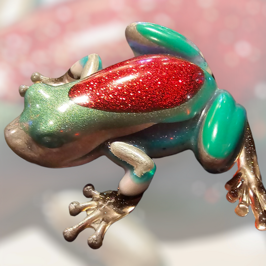 Poison Apple Frog – Vivid Glitter Creature Ornament
