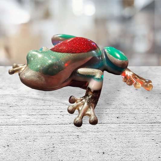 Poison Apple Frog – Vivid Glitter Creature Ornament