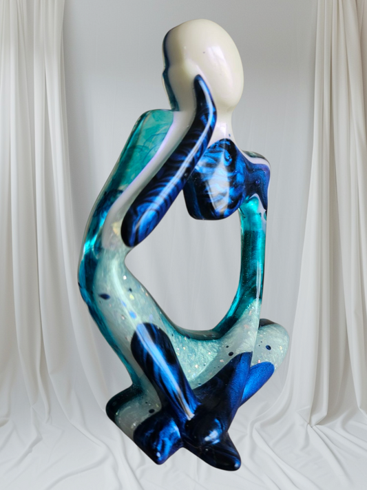Ocean Abyss Thinker – One of a Kind Sculpture